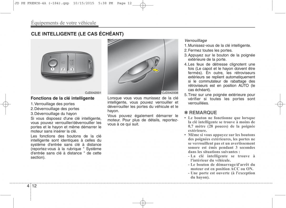 KIA Ceed II 2 manuel du proprietaire / page 98