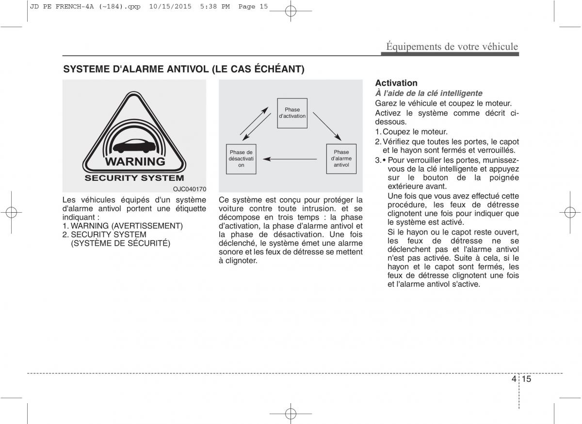 KIA Ceed II 2 manuel du proprietaire / page 101