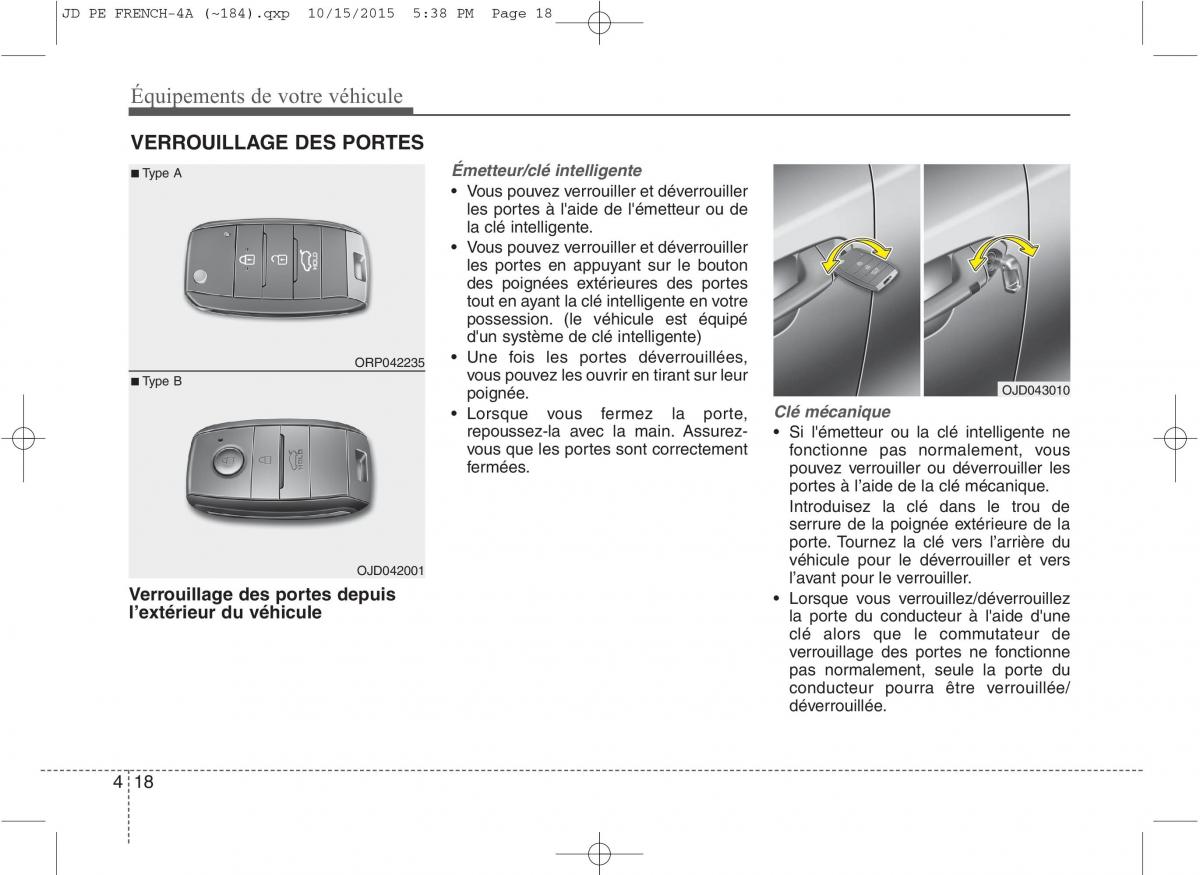 KIA Ceed II 2 manuel du proprietaire / page 104