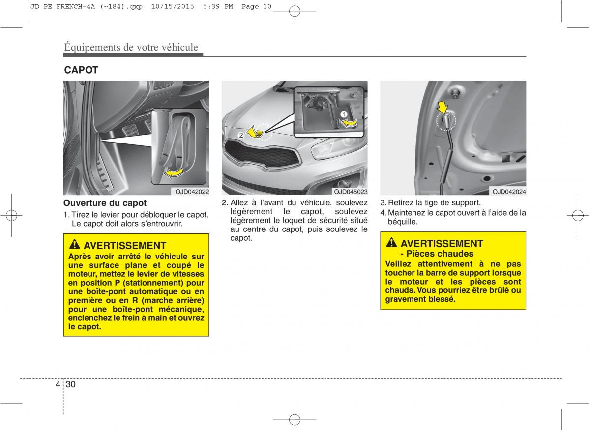 KIA Ceed II 2 manuel du proprietaire / page 116