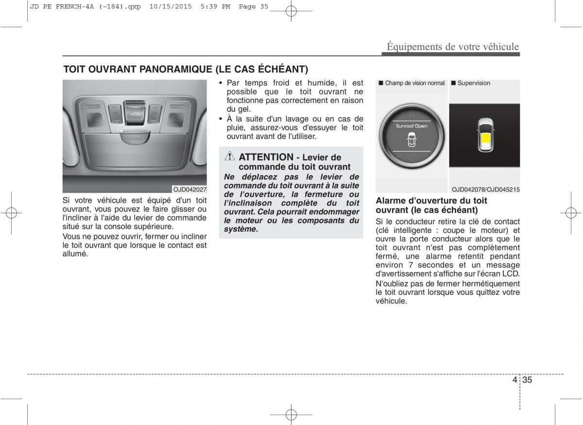 KIA Ceed II 2 manuel du proprietaire / page 121