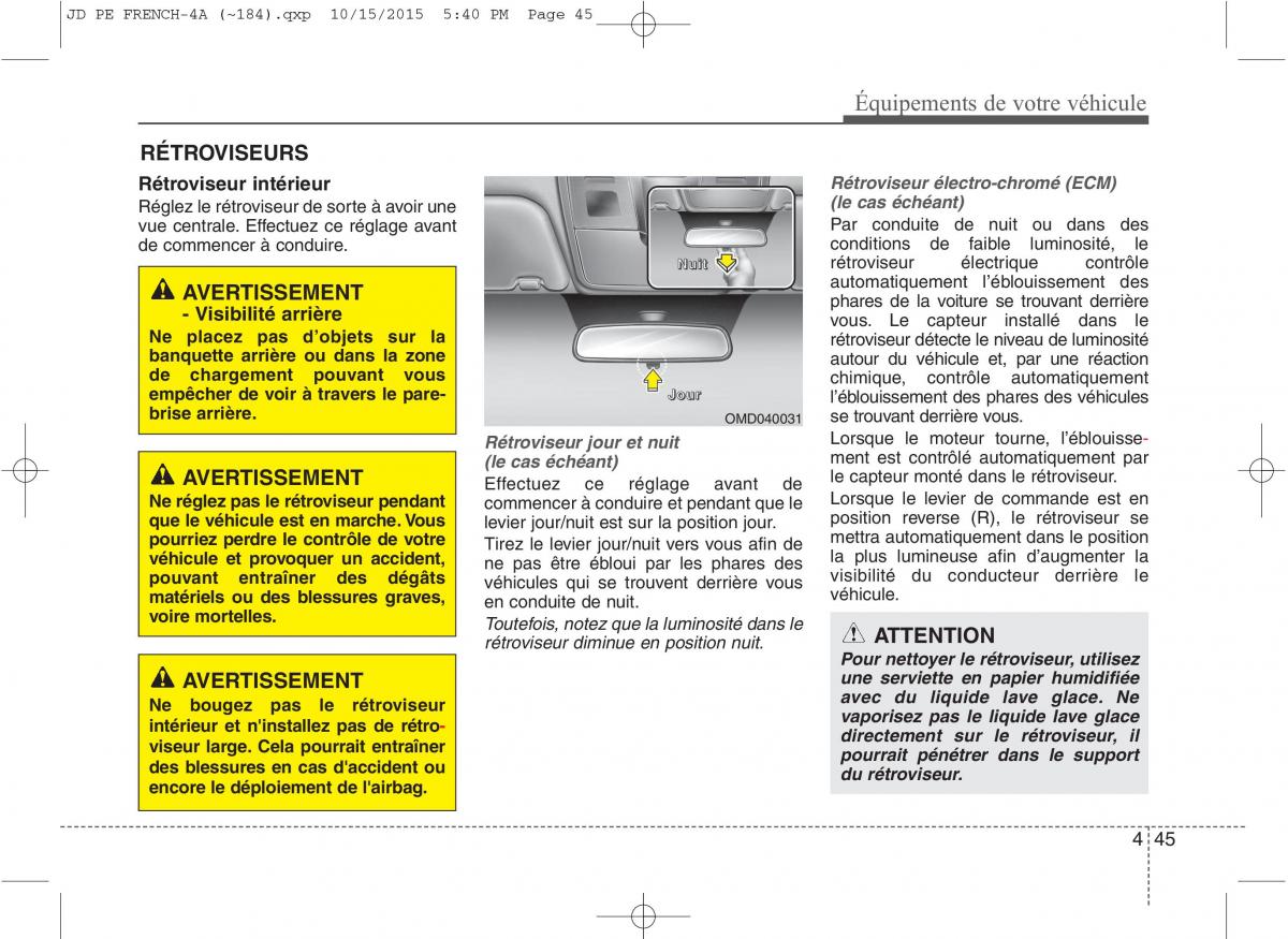 KIA Ceed II 2 manuel du proprietaire / page 131