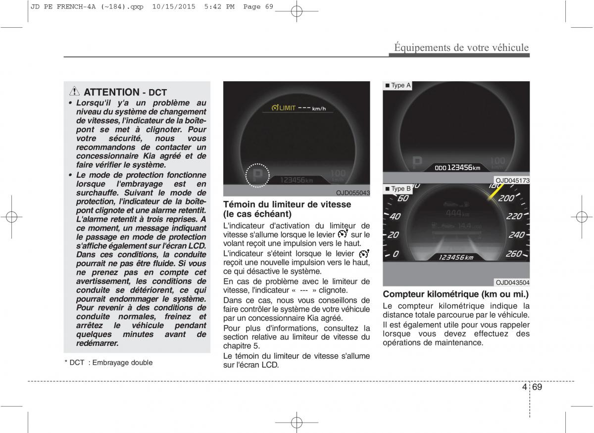 KIA Ceed II 2 manuel du proprietaire / page 155