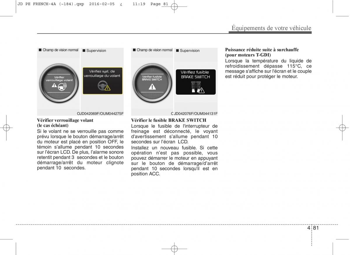 KIA Ceed II 2 manuel du proprietaire / page 167