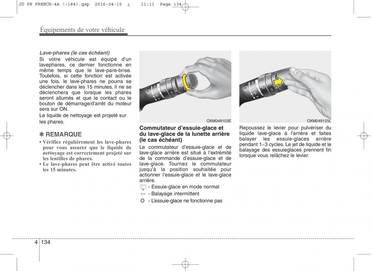 KIA Ceed II 2 manuel du proprietaire / page 220