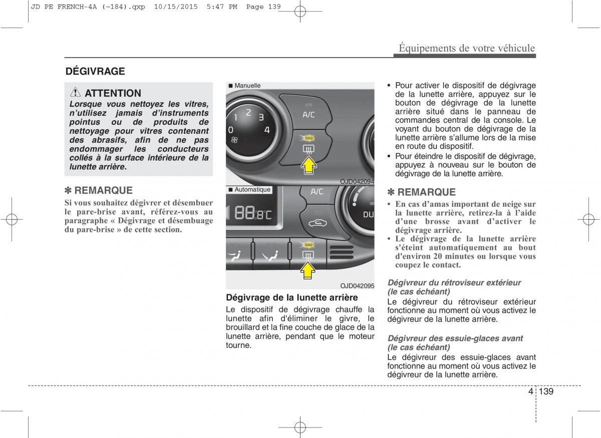 KIA Ceed II 2 manuel du proprietaire / page 225