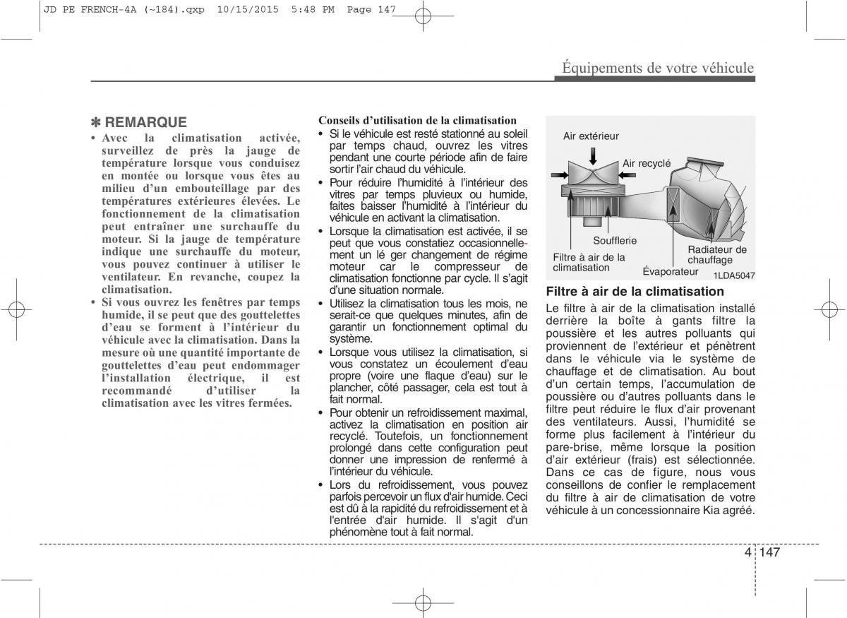 KIA Ceed II 2 manuel du proprietaire / page 233