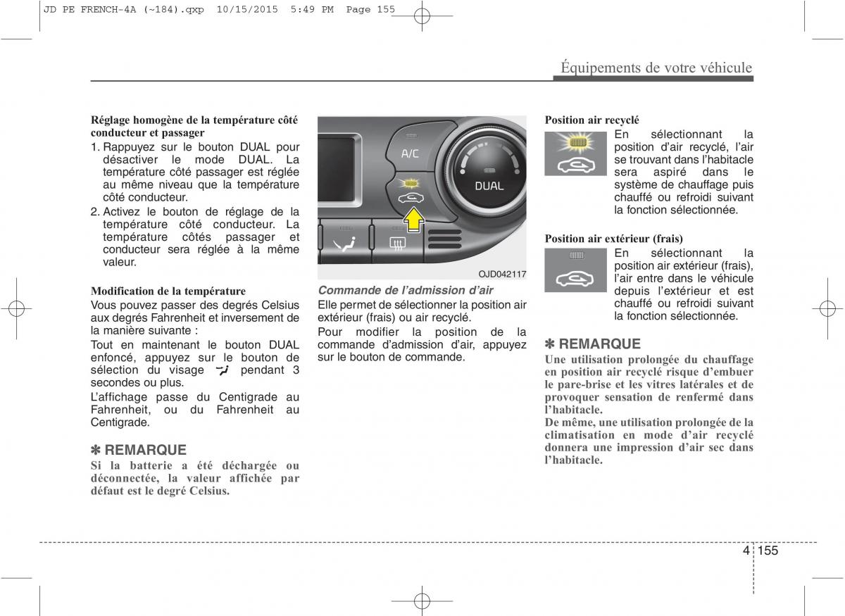 KIA Ceed II 2 manuel du proprietaire / page 241