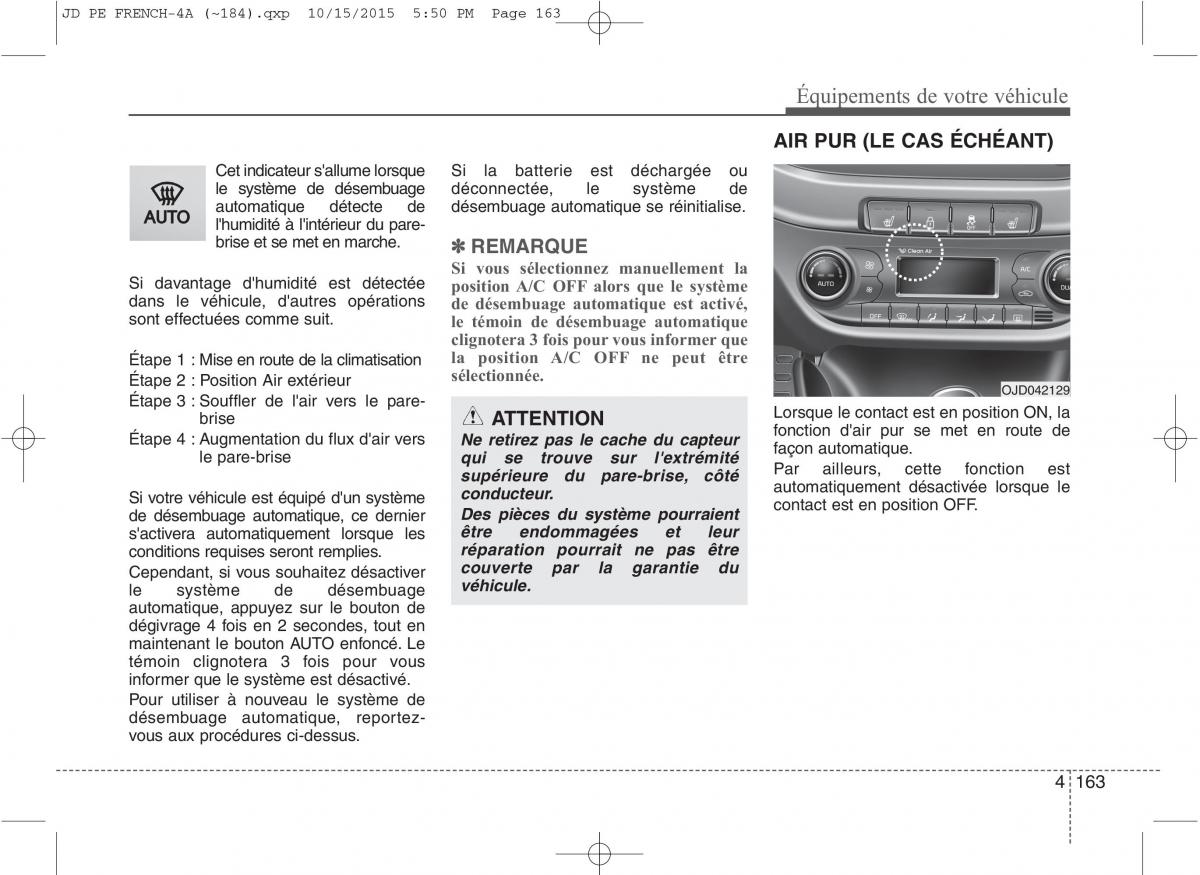 KIA Ceed II 2 manuel du proprietaire / page 249