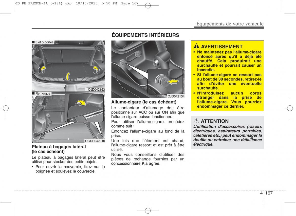 KIA Ceed II 2 manuel du proprietaire / page 253