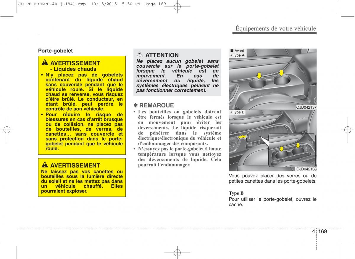 KIA Ceed II 2 manuel du proprietaire / page 255