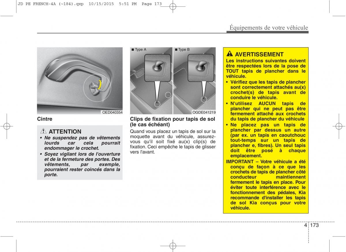 KIA Ceed II 2 manuel du proprietaire / page 259