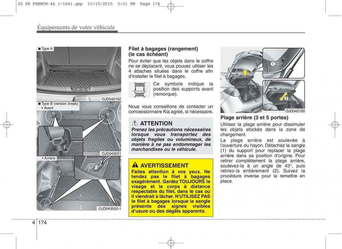 KIA Ceed II 2 manuel du proprietaire / page 260