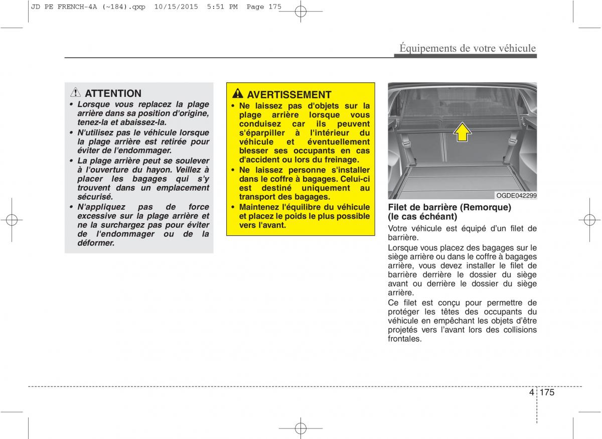 KIA Ceed II 2 manuel du proprietaire / page 261