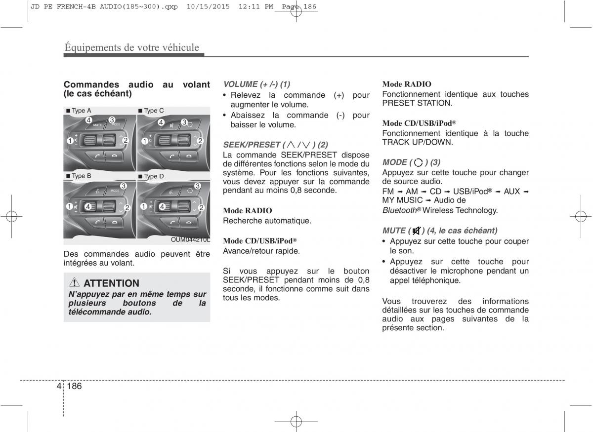 KIA Ceed II 2 manuel du proprietaire / page 272