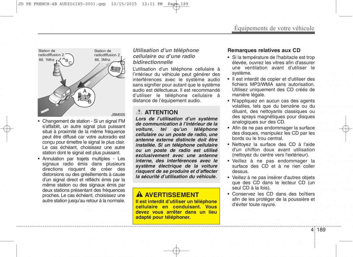 KIA Ceed II 2 manuel du proprietaire / page 275