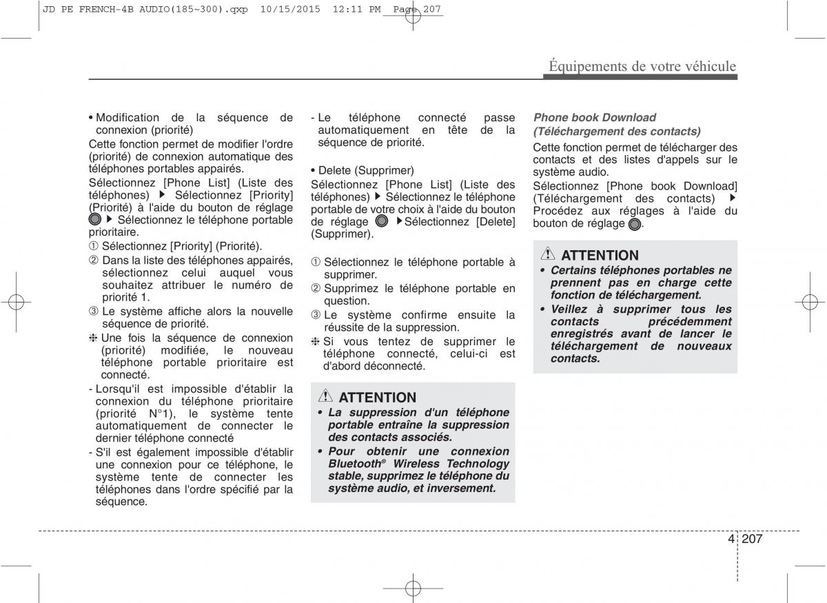 KIA Ceed II 2 manuel du proprietaire / page 293