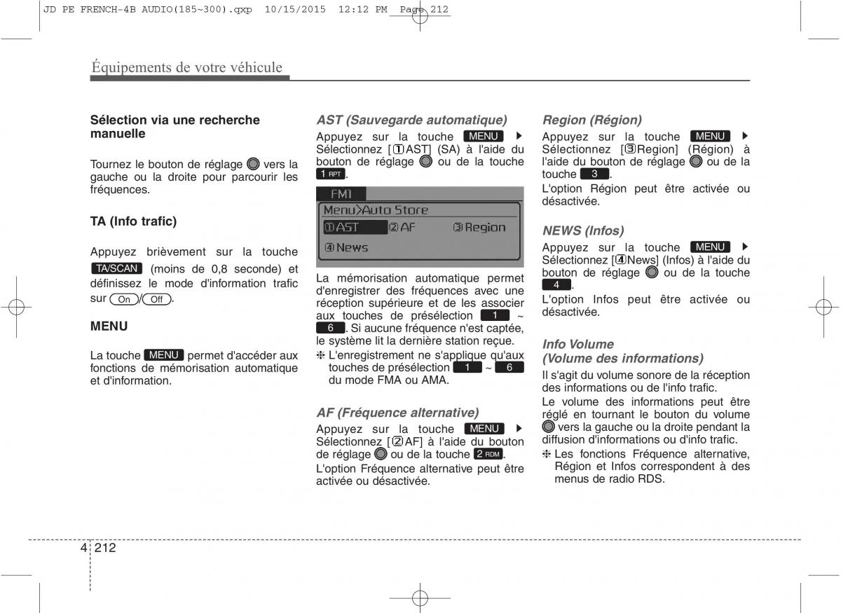 KIA Ceed II 2 manuel du proprietaire / page 298