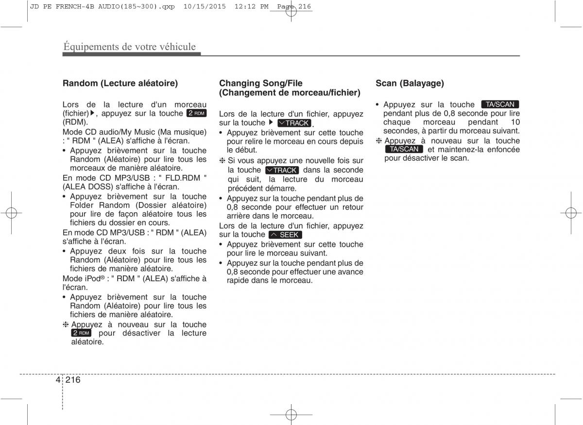 KIA Ceed II 2 manuel du proprietaire / page 302