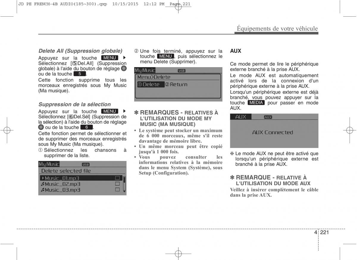 KIA Ceed II 2 manuel du proprietaire / page 307