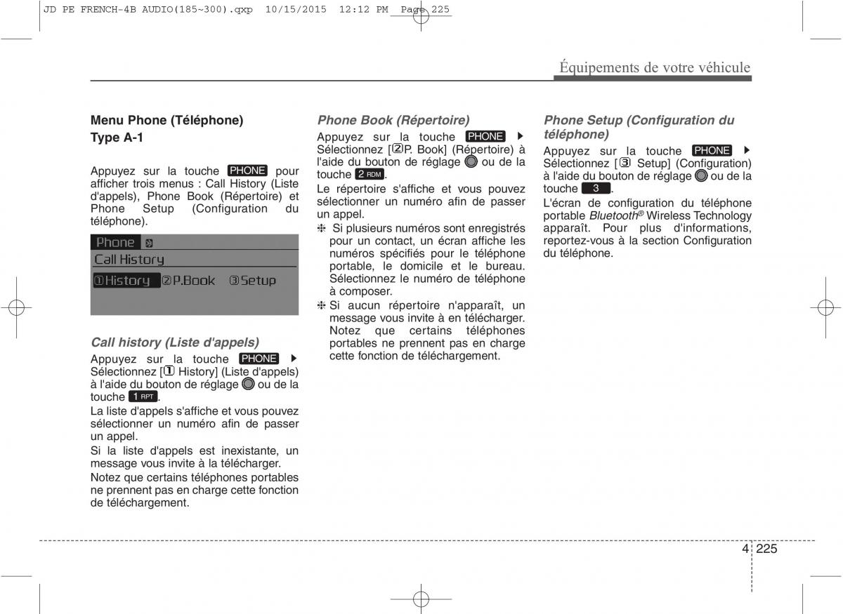 KIA Ceed II 2 manuel du proprietaire / page 311