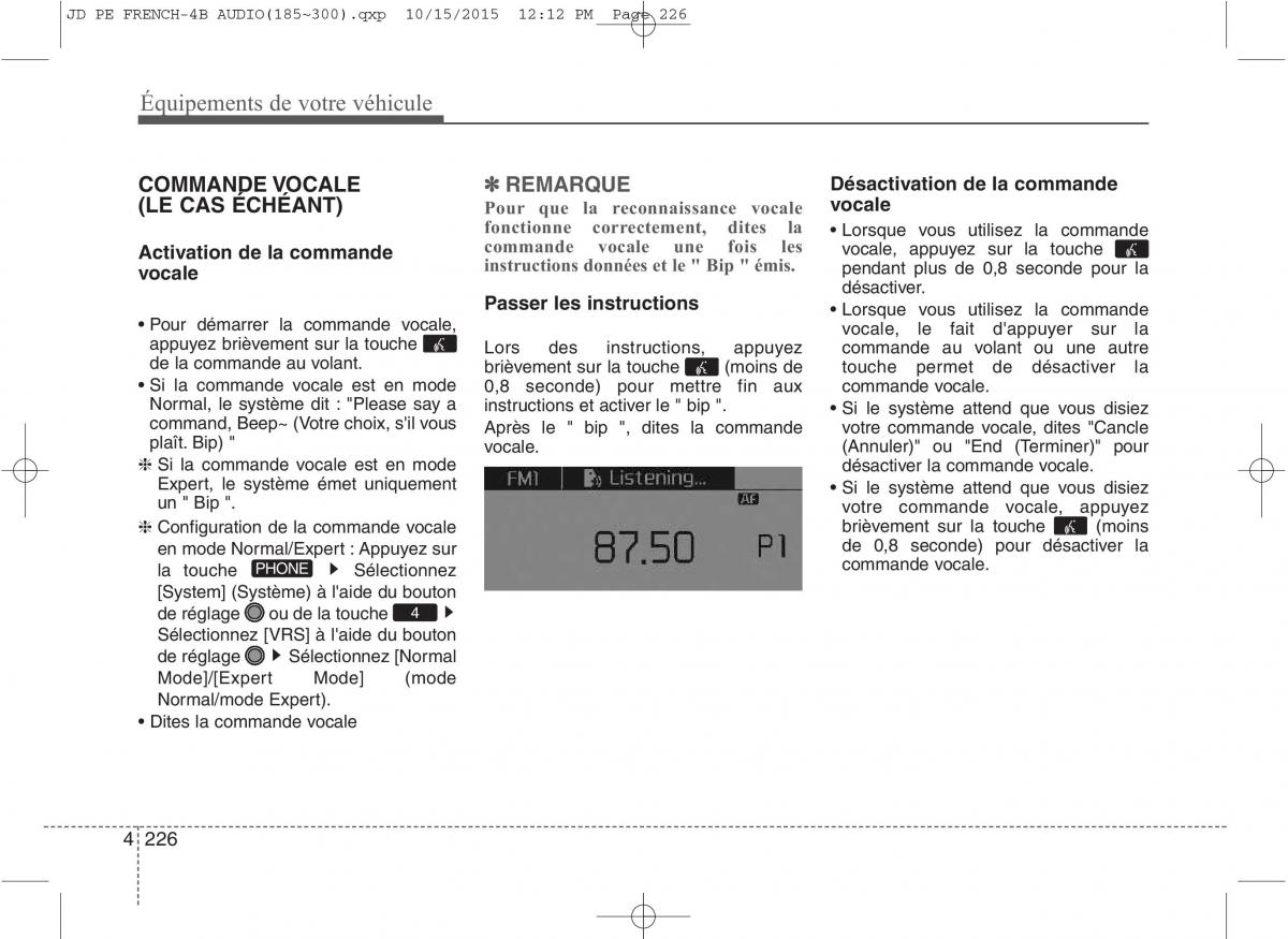 KIA Ceed II 2 manuel du proprietaire / page 312