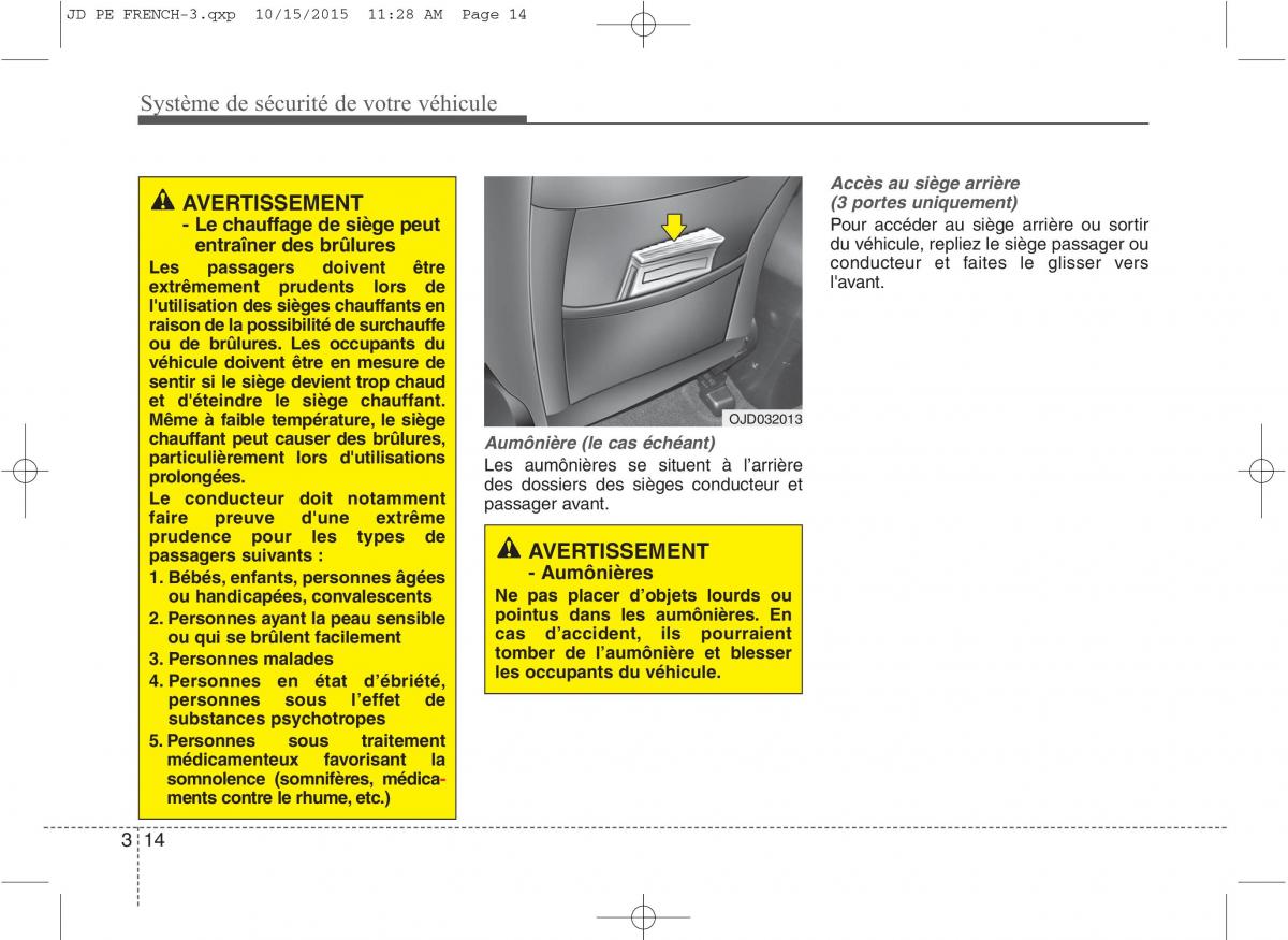 KIA Ceed II 2 manuel du proprietaire / page 32