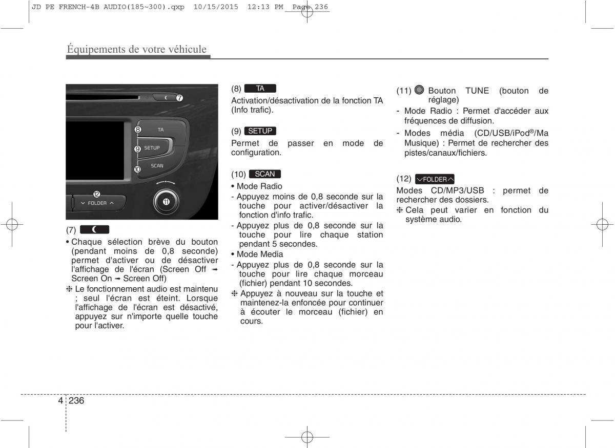 KIA Ceed II 2 manuel du proprietaire / page 322