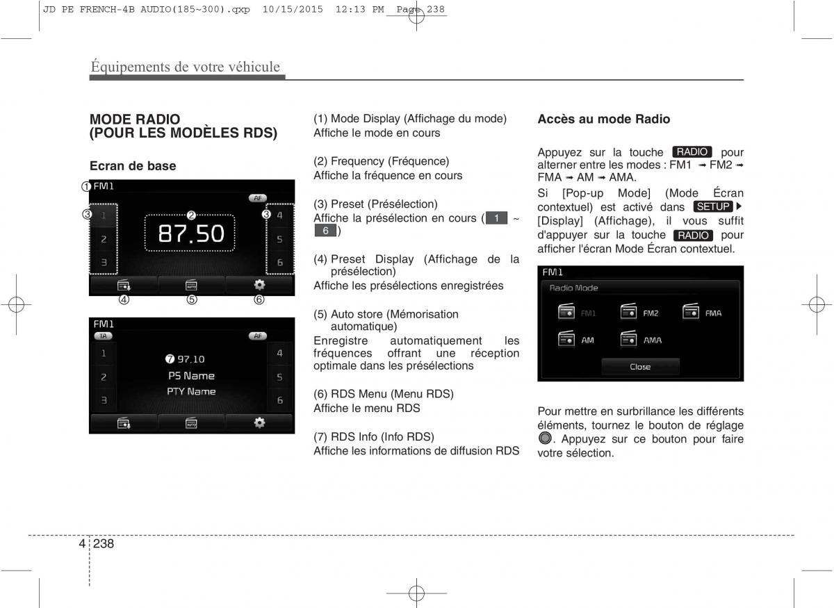 KIA Ceed II 2 manuel du proprietaire / page 324