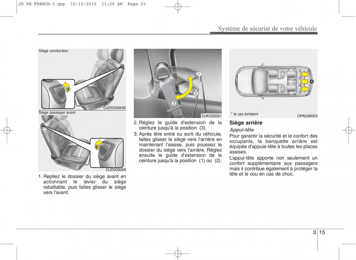 KIA Ceed II 2 manuel du proprietaire / page 33