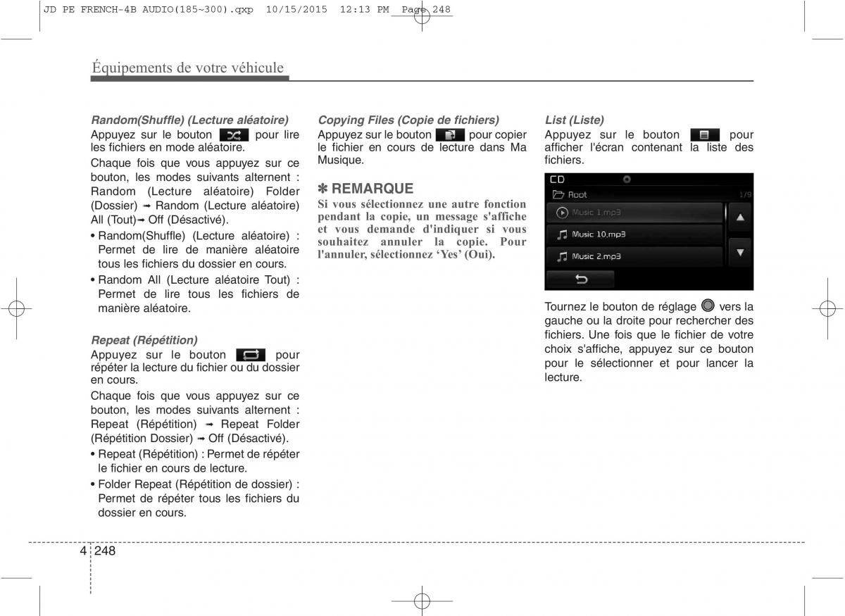 KIA Ceed II 2 manuel du proprietaire / page 334