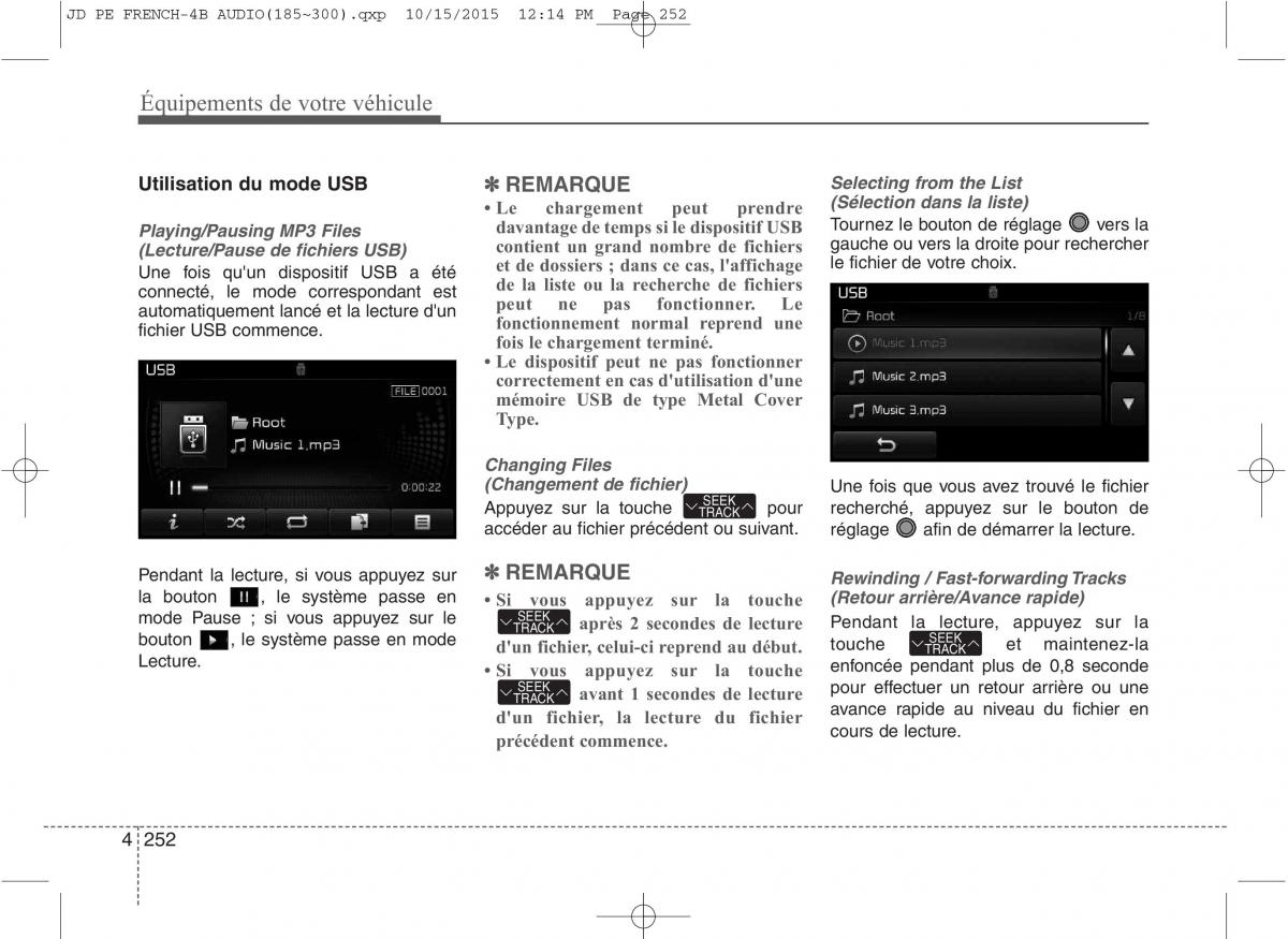 KIA Ceed II 2 manuel du proprietaire / page 338