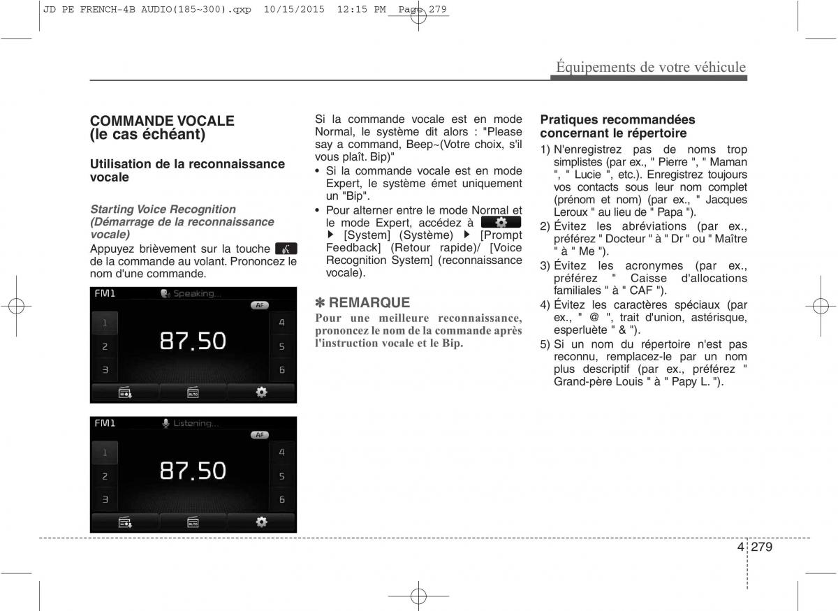 KIA Ceed II 2 manuel du proprietaire / page 365