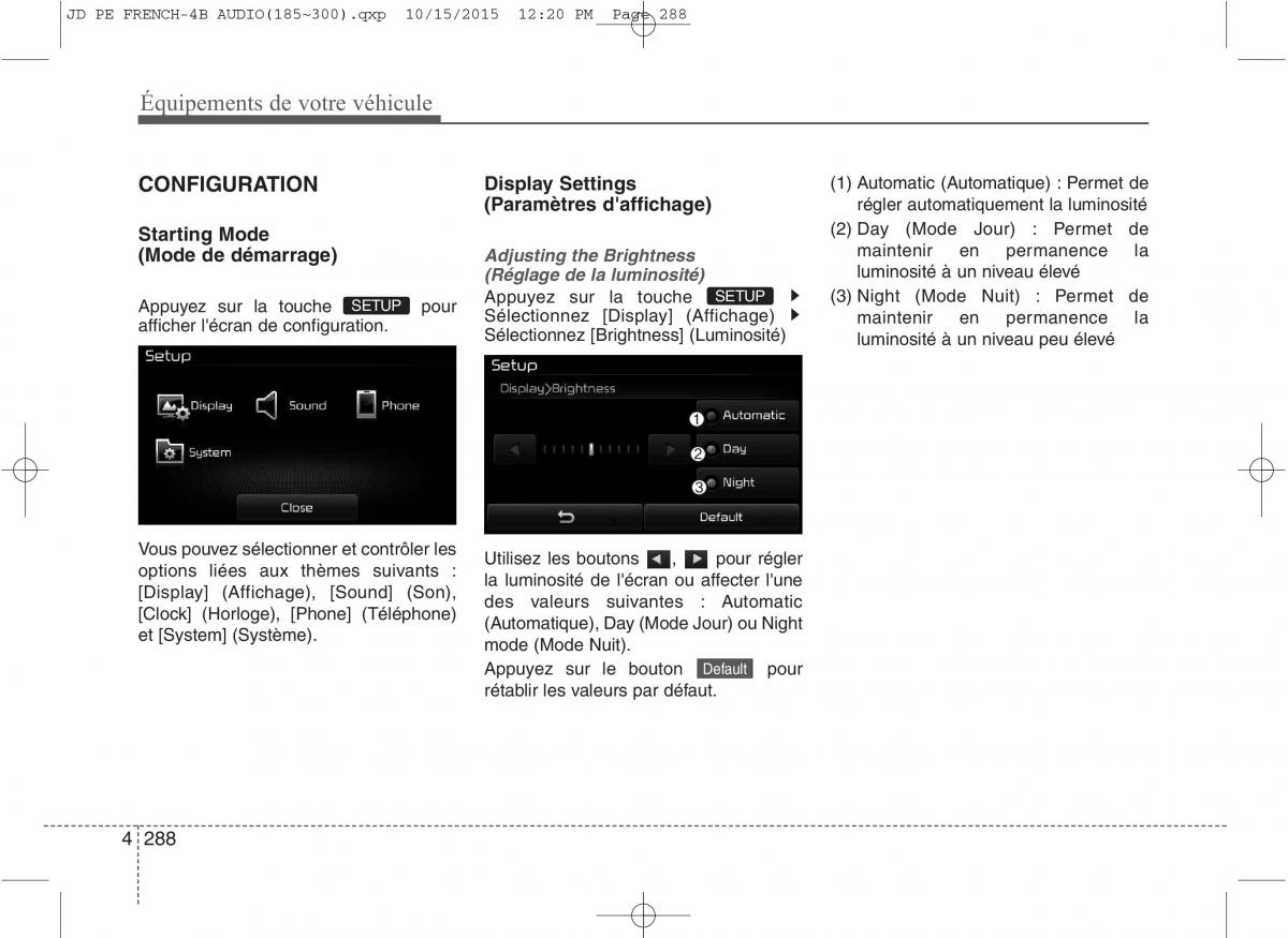 KIA Ceed II 2 manuel du proprietaire / page 374