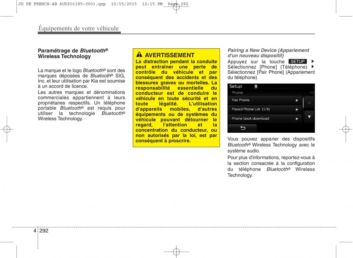 KIA Ceed II 2 manuel du proprietaire / page 378