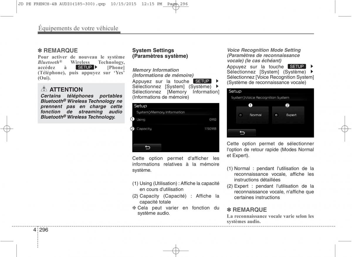 KIA Ceed II 2 manuel du proprietaire / page 382