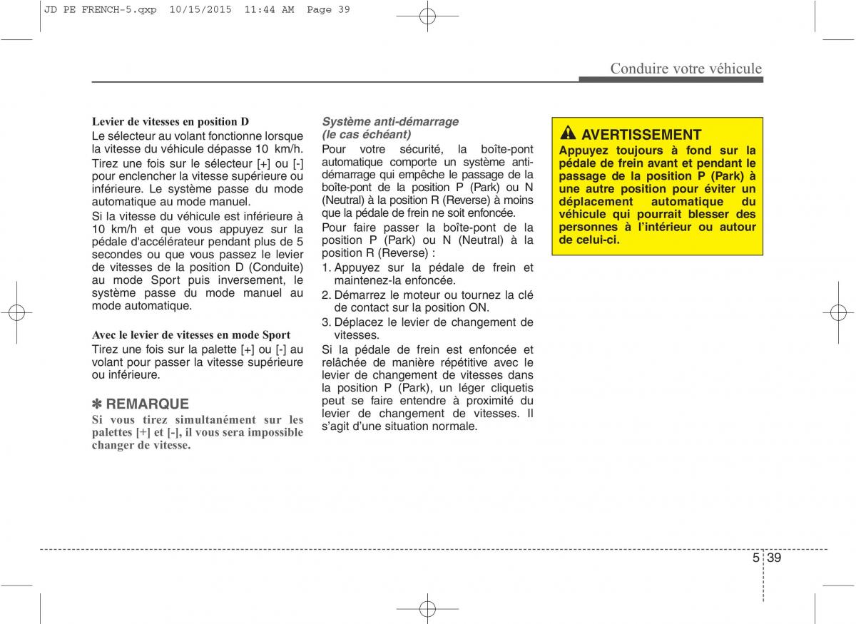 KIA Ceed II 2 manuel du proprietaire / page 425