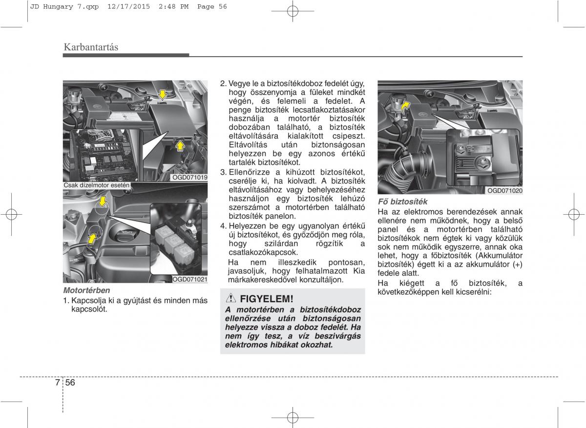 KIA Ceed II 2 Kezelesi utmutato / page 567