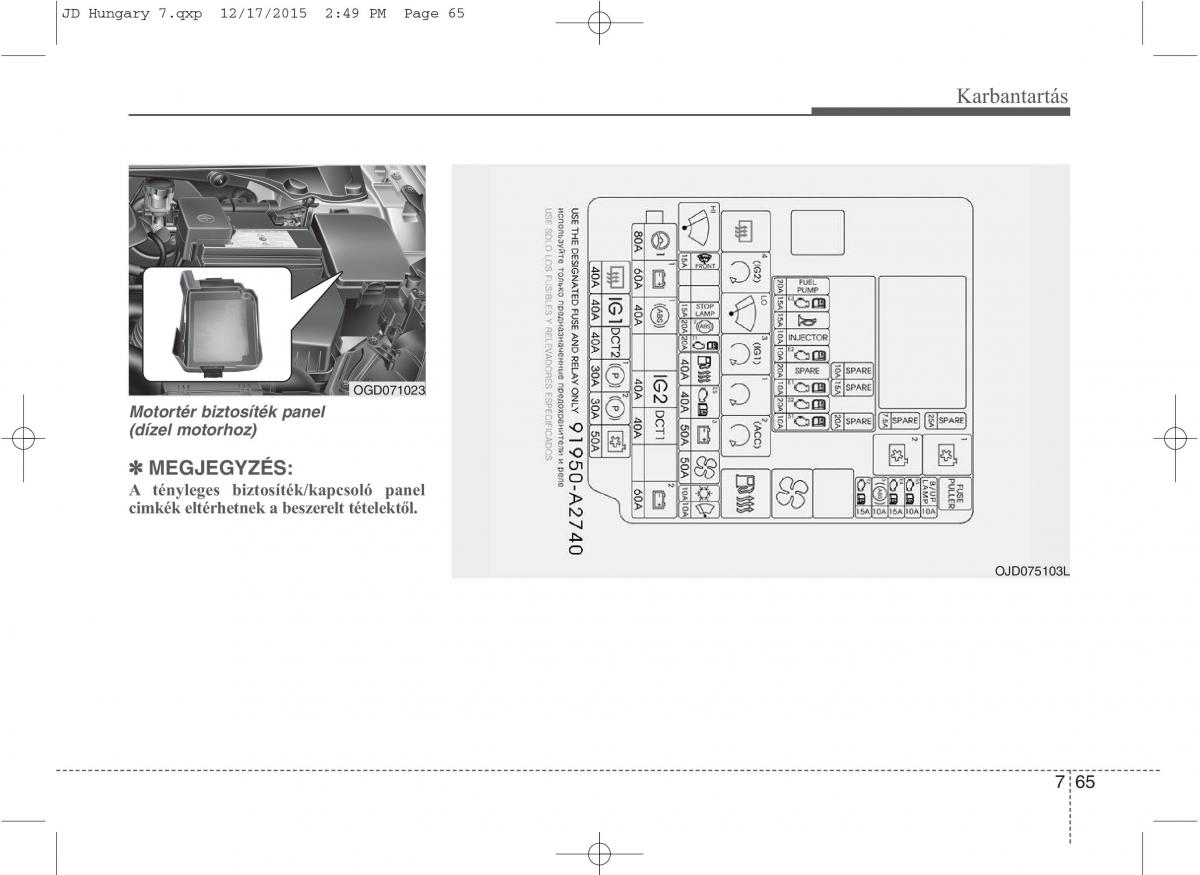 KIA Ceed II 2 Kezelesi utmutato / page 576