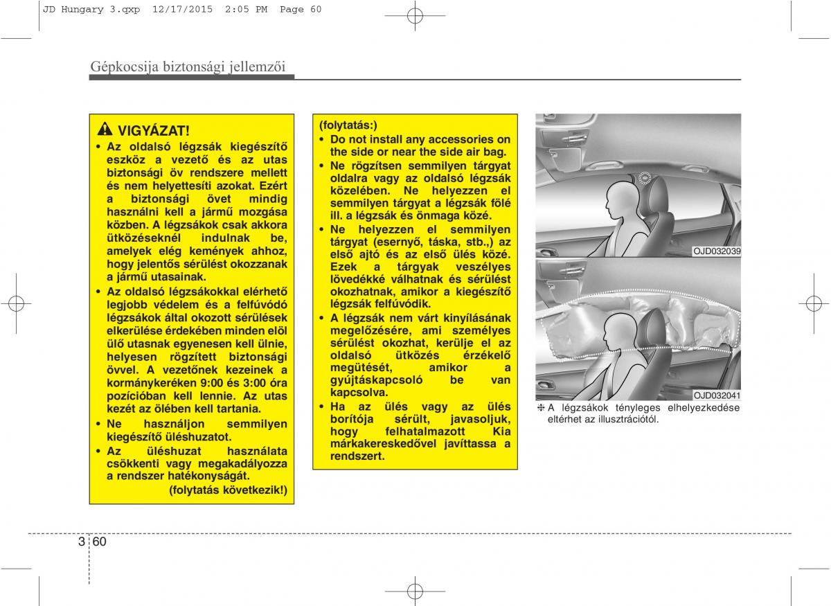 KIA Ceed II 2 Kezelesi utmutato / page 78