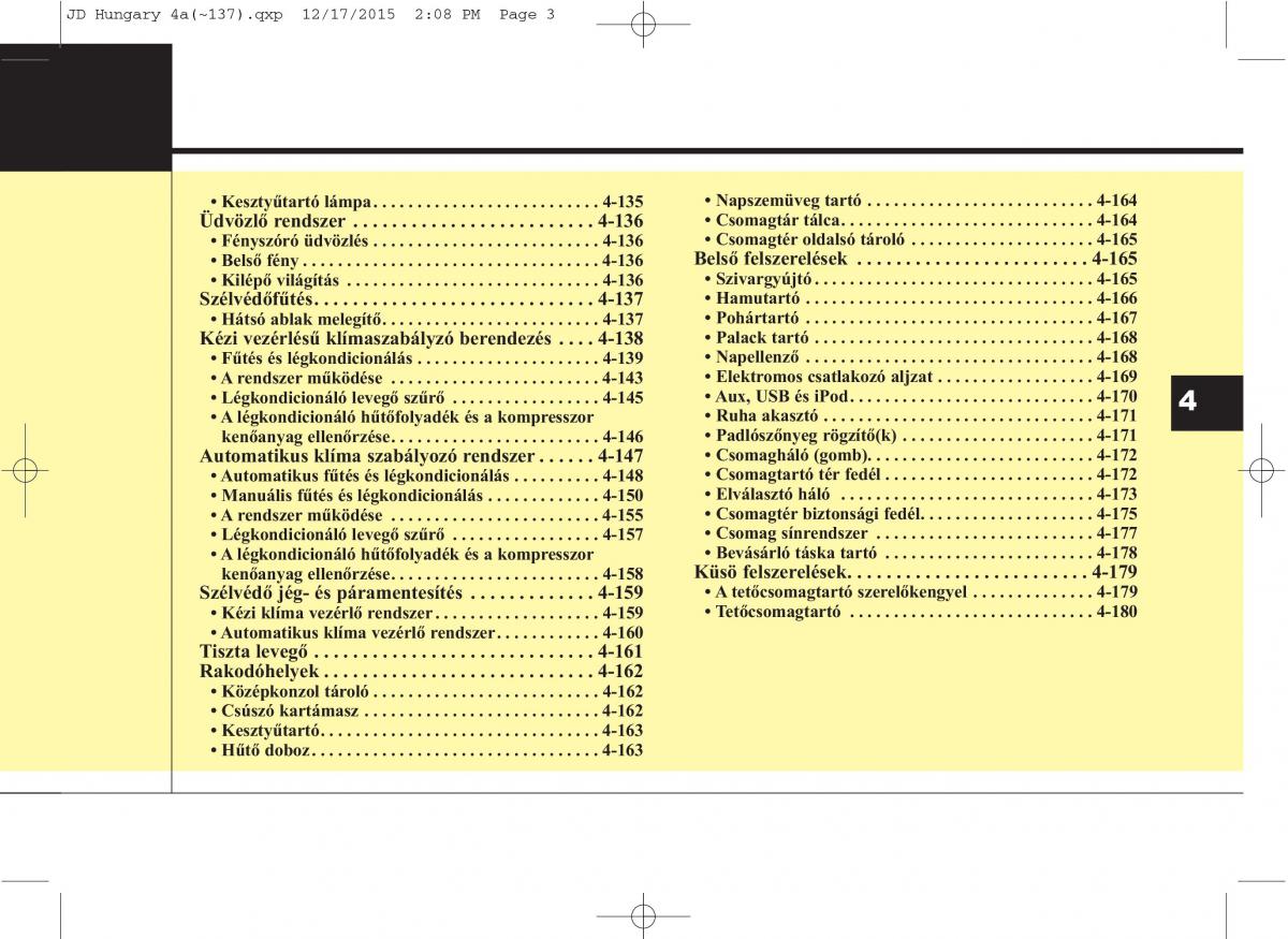 KIA Ceed II 2 Kezelesi utmutato / page 90