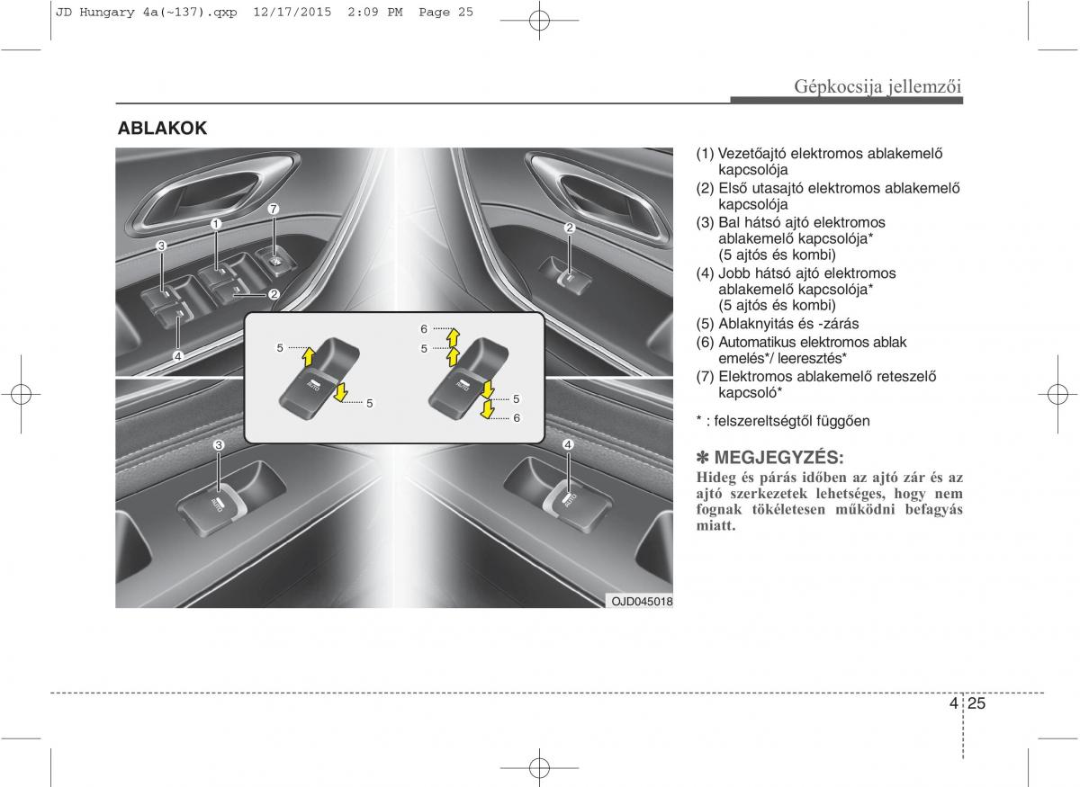 KIA Ceed II 2 Kezelesi utmutato / page 112