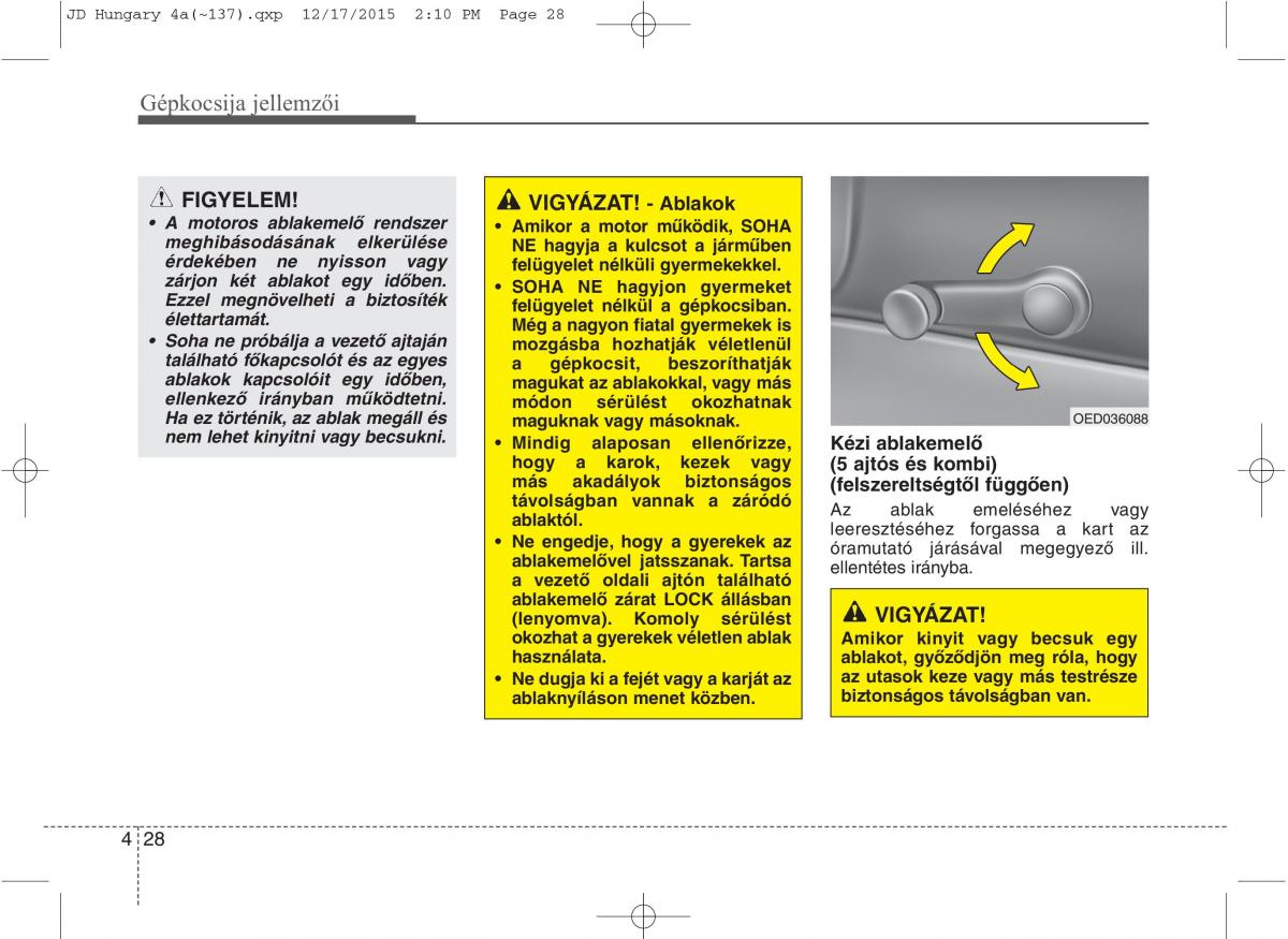 KIA Ceed II 2 Kezelesi utmutato / page 115