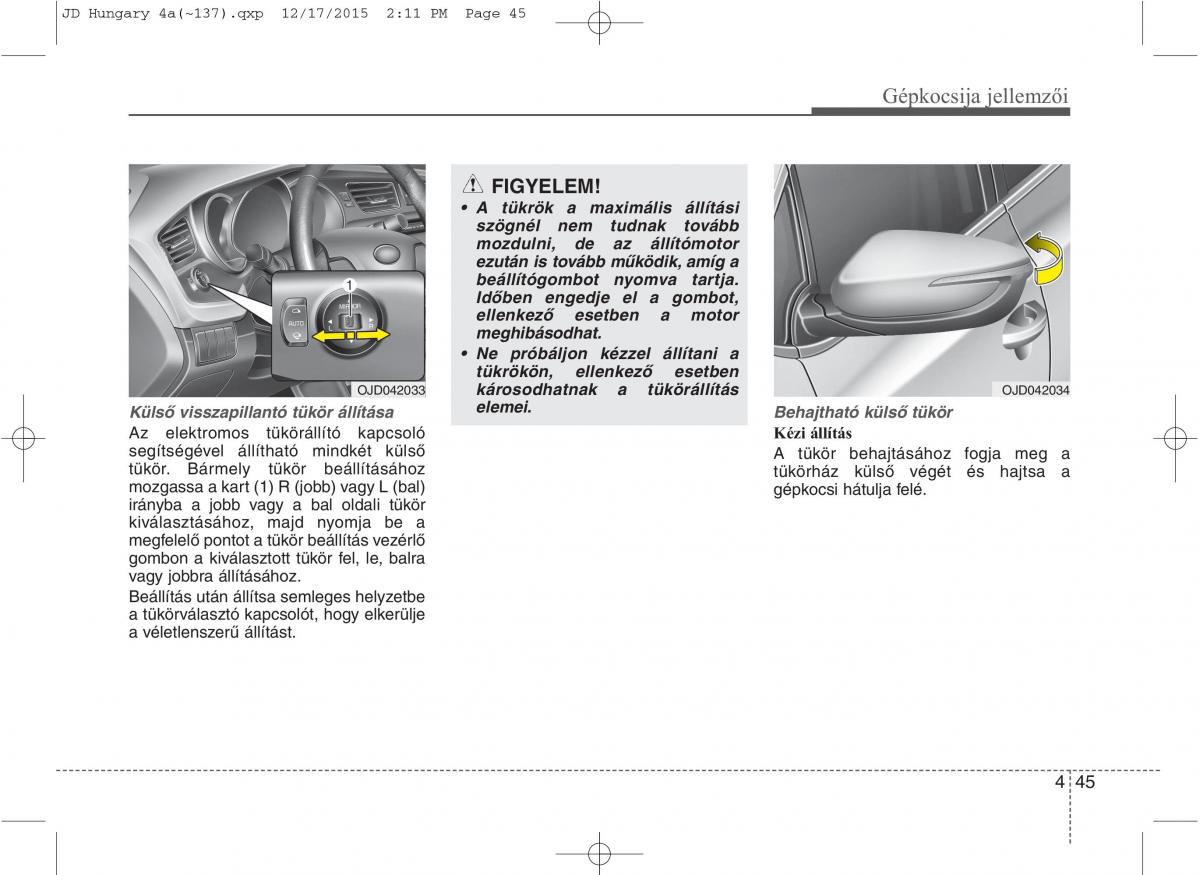 KIA Ceed II 2 Kezelesi utmutato / page 132