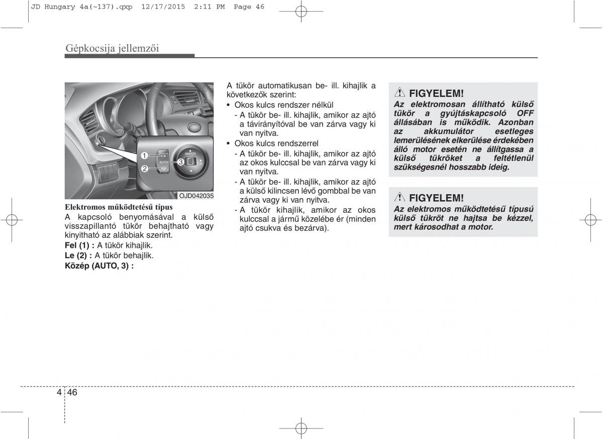 KIA Ceed II 2 Kezelesi utmutato / page 133