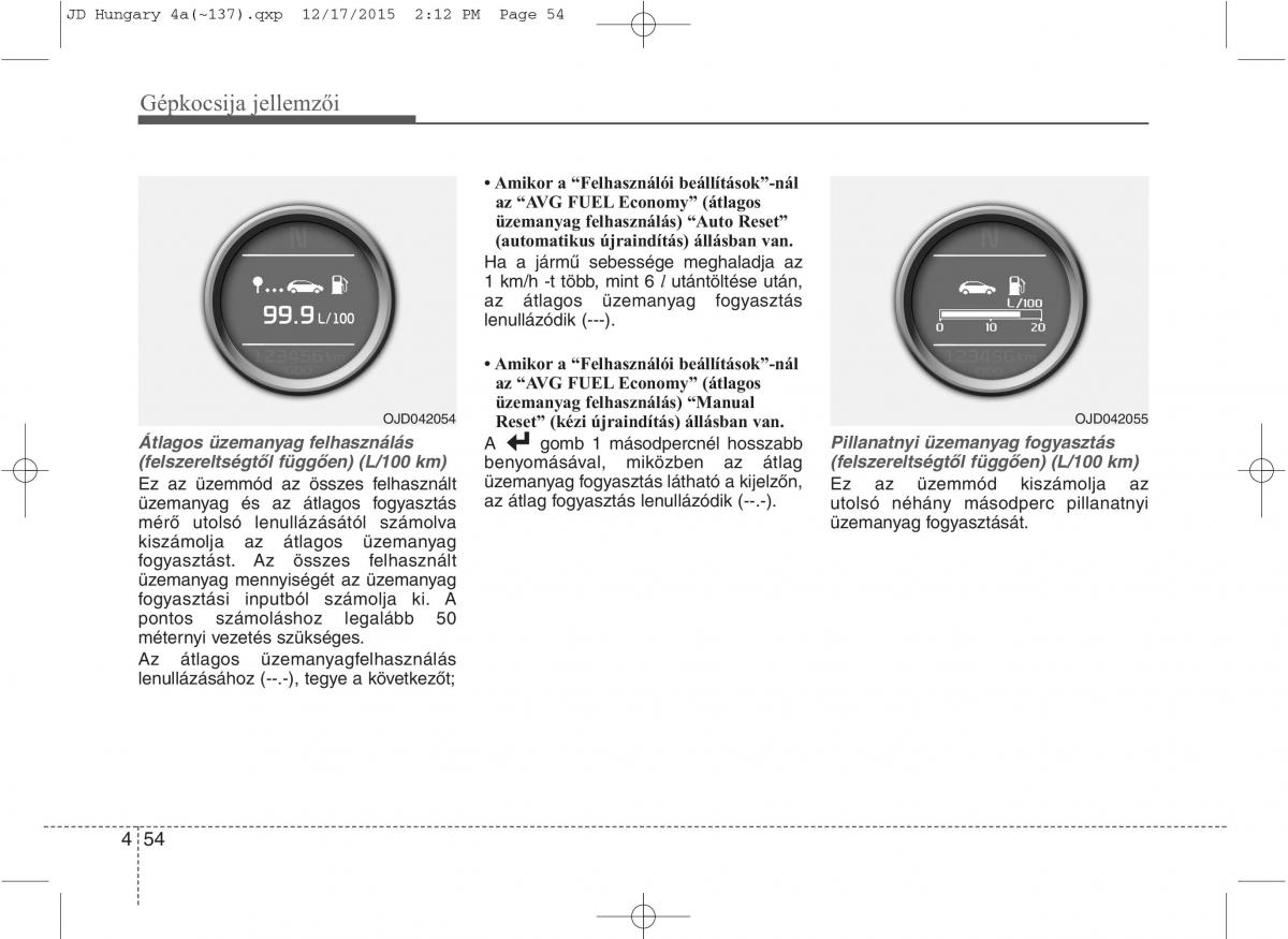 KIA Ceed II 2 Kezelesi utmutato / page 141