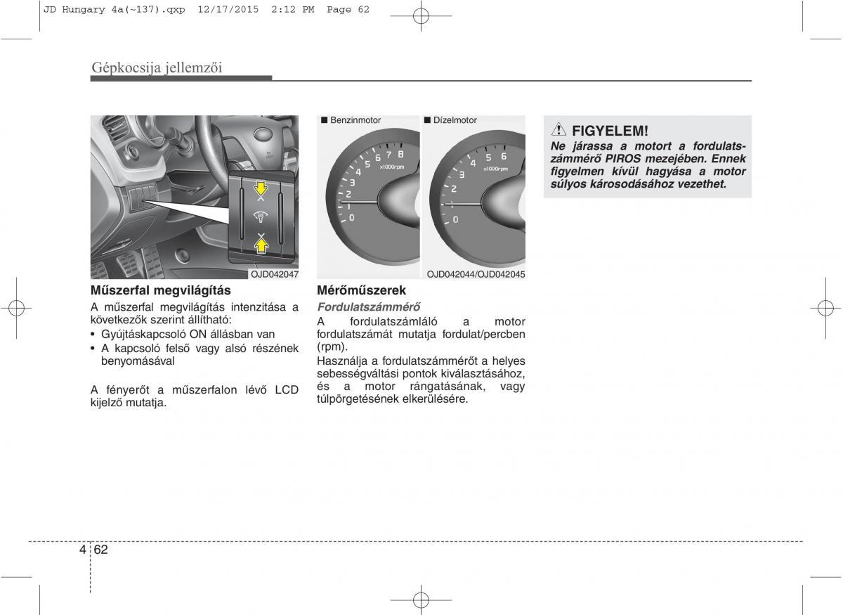 KIA Ceed II 2 Kezelesi utmutato / page 149