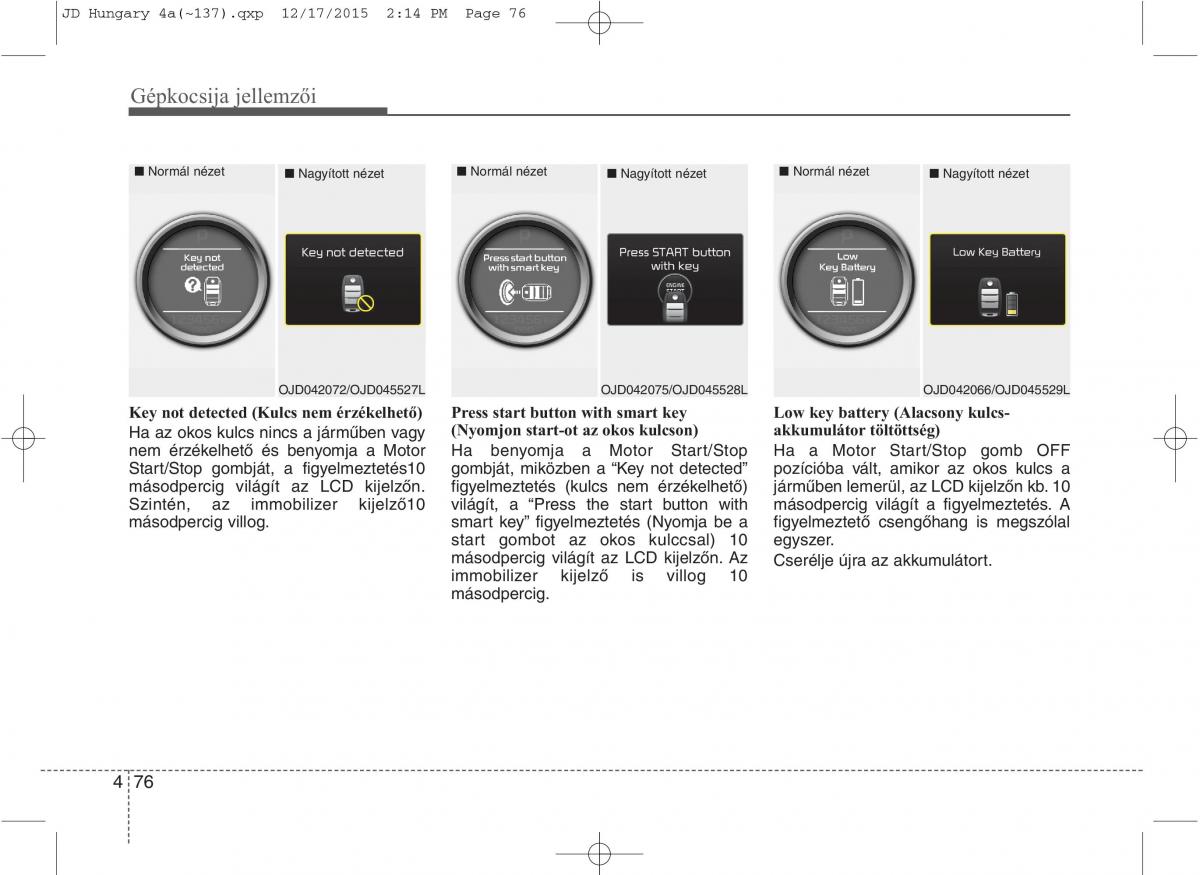 KIA Ceed II 2 Kezelesi utmutato / page 163