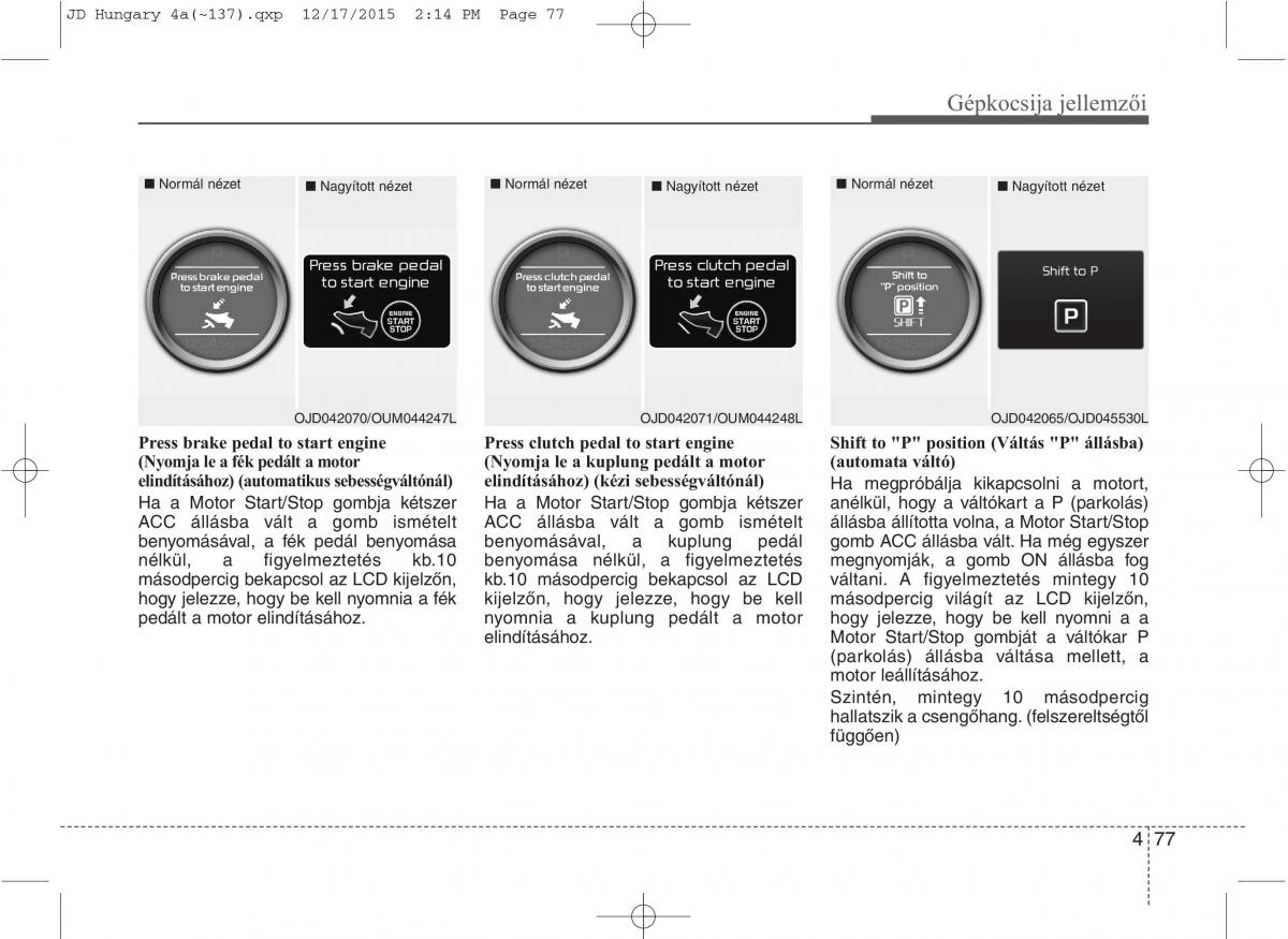 KIA Ceed II 2 Kezelesi utmutato / page 164