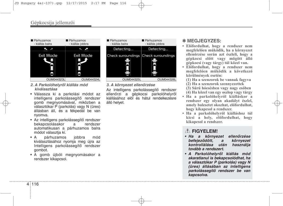 KIA Ceed II 2 Kezelesi utmutato / page 203